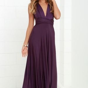 Lulus Always Stunning Maxi Convertible Dress M